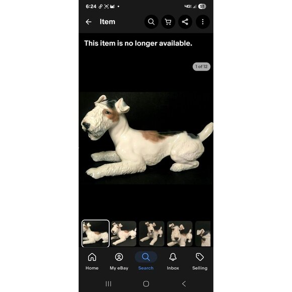 Efchenbach Bavaria Elephant Figurine Germany Porcelain 5" Rare Collectible - Picture 15 of 16